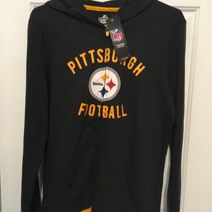 Women’s Pittsburgh Steelers NFL Full Zip Hooded Sweatshirt